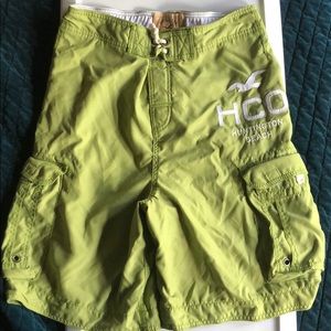 Hollister Swimming Trunks Lime Green
